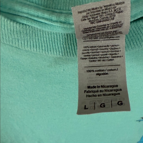 Comfort Colors Aqua T-Shirt with Van Graphic - Picture 4 of 5